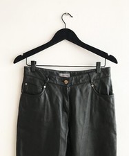 Vintage leather Versace pants