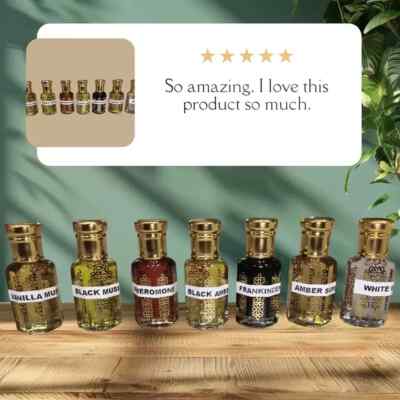 Wholesale Top Quality Arabian Indian Oriental Attar Fragrance oil .34fl Oz /10ml