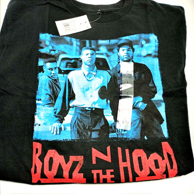 Boyz N the Hood Movie Theme Men's Graphic T-Shirt | Crew Neck Black Large