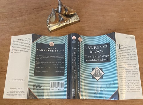 THE THIEF WHO COULDN'T SLEEP by Lawrence Block 1994 SIGNED BY AUTHOR - Picture 6 of 7