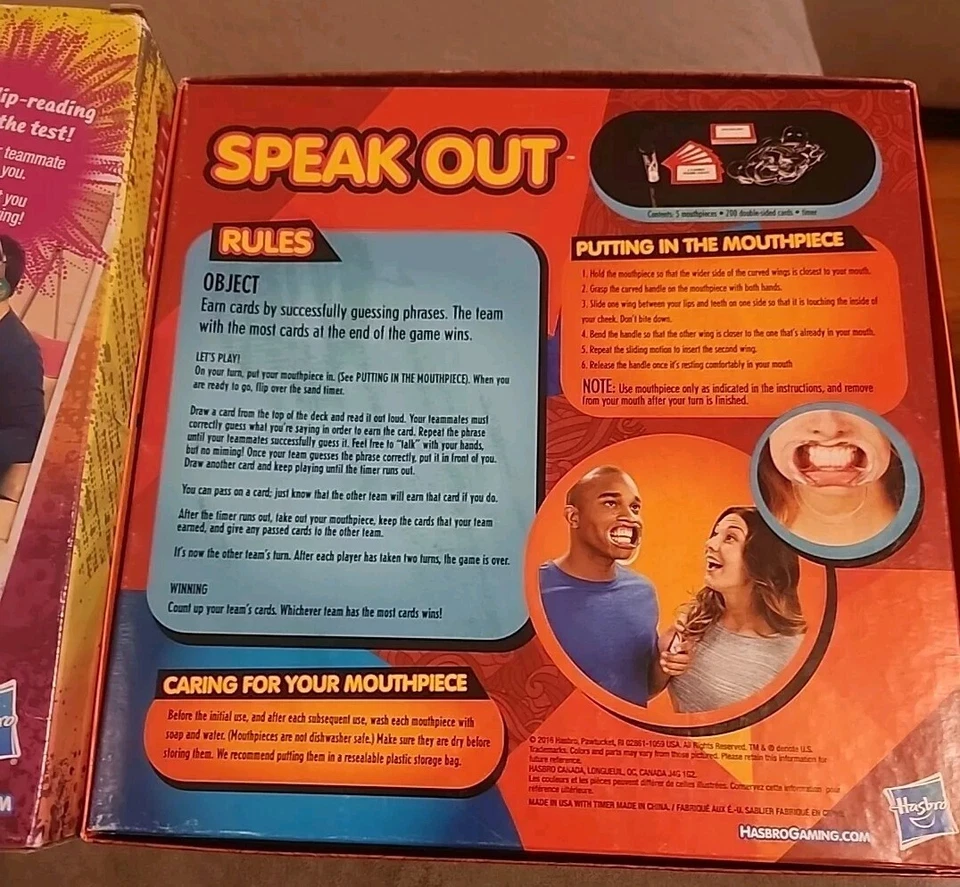 (2) Juegos familiares Hasbro. HABLA Y ESCUCHA COSAS. Juegos divertidos en familia Foto 4 de 4