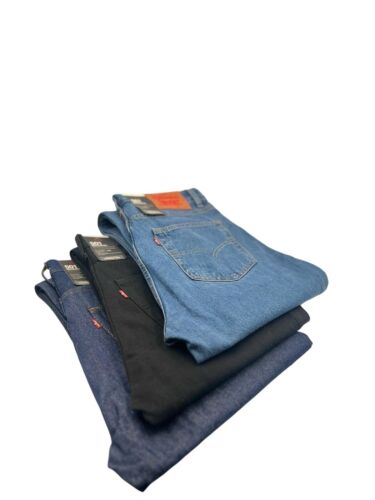 Levis 501 Męskie Oryginalne Regular Straight Fit Leg Denim Jeansy Nowe - Zdjęcie 2 z 29
