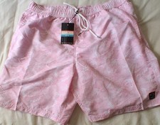 Mens Micro Swim Trunks XL Drawstring Pockets Elastic Waist