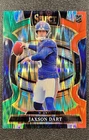 2025 Panini Select Green & Red Shock Prizm Jaxson Dart #93 Rookie RC NFL Giants