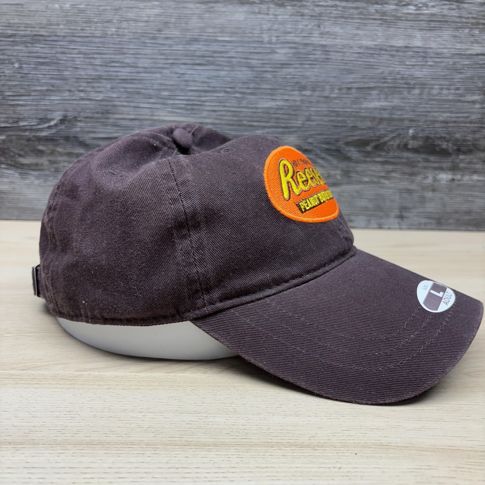 Reeses Hat Cap Baseball Strap Back Brown Embroide… - image 6