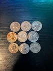 Lot Of 9 Silver Quarters 90%