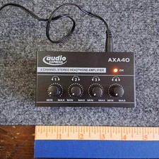 4-Channel Headphone Amplifier 3.5/6.35mm Audio Express AXA40 TESTED