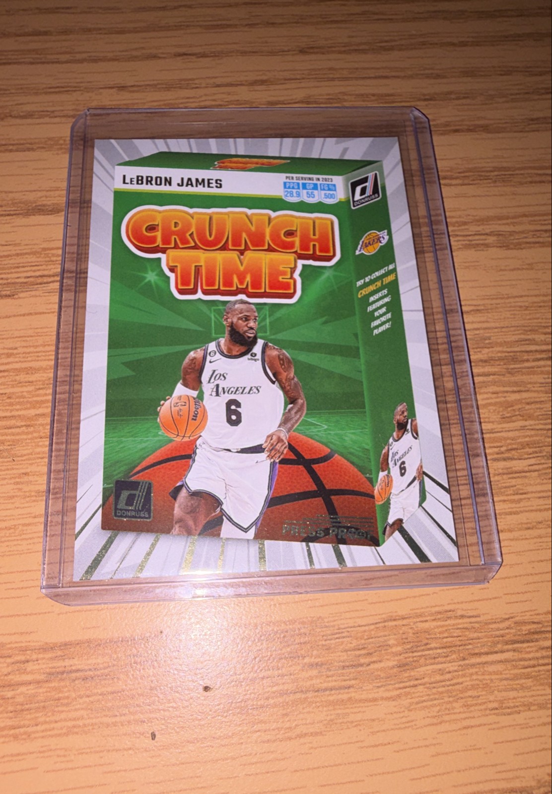 2023-24 Panini Donruss - Crunch Time LeBron James #2 Press Proof