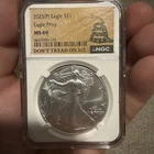 2025(P) American Silver Eagle Privy MS69 S$1 Don’t Tread On Me Label