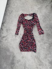 GUESS Floral Ruche Women's Dulce Cocktail Dress