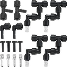 4 Pack 1/4" Reptile Mister Nozzles 360 Adjustable For Reptile Terrarium Tank