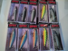 10 -RAPALA HUSKY JERKS STICKBAITS SIZE HJ-6 NIP MIXED COLORS