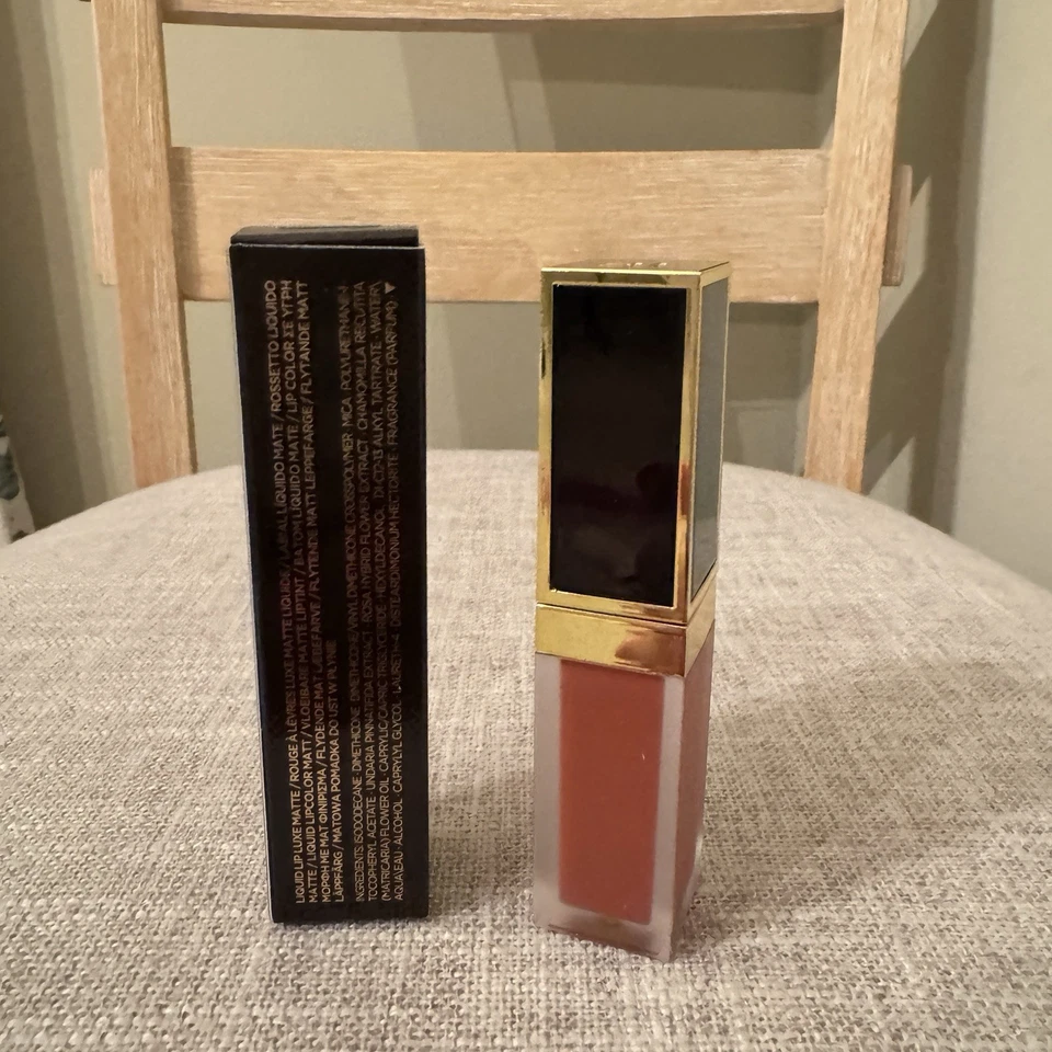 Tom Ford 131 Burnt Peach Liquid Lip Luxe Matte .2 Fl Oz 6ml  NEW - Image 2 of 3