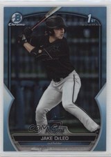 2023 Bowman Draft Chrome Sky Blue Refractor Jake Deleo #BDC-158 7dw