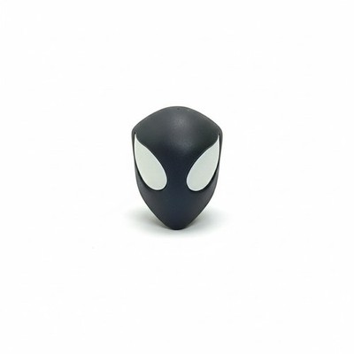 1/12 Custom Marvel Spiderman Spectacular Black Suit Symbiote Mafex Head ...