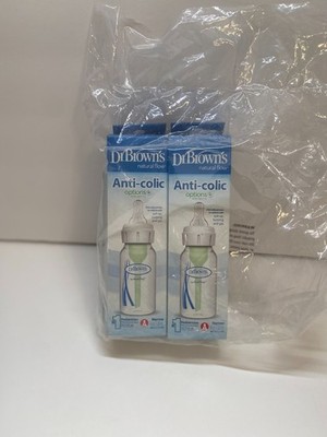 2   Dr. Brown's  Anti-Colic Options+  Narrow Baby Bottle