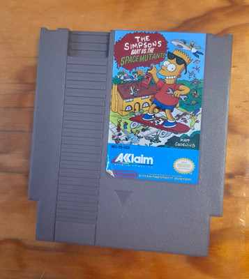 Acclaim The Simpsons: Bart vs. the Space Mutants (NES) NTSC-U/C Simpsons Series