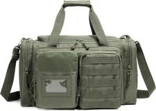 Gun Range Bag for Handguns and Ammo Tactical Pistol Case Shooting Range Duffle B