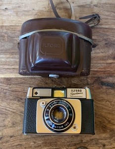 Vintage Ilford Sportsman Camera Prontor 125 Lens 45mm Film West Germany Prop Vtg