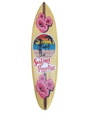 Surfing Paradise Deko Surfboard 100cm Paintbrush Meer Mare Beach Strand Lounge