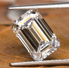 IGL Certified Lab Grown Diamond 5 Ct VVS1 D Color Emerald Cut CVD Gem 5ANT