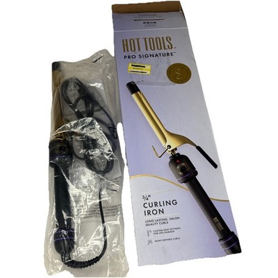 Hot Tools 1 1/4'' Curling Iron for Beginners Long-Lasting Results up to 430 