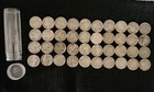 Buffalo Nickels Full Roll Circulated Random Dates 40 Coins