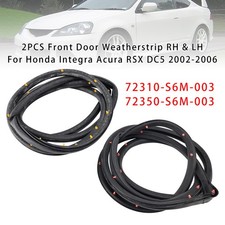 2pcs Front Door Weatherstrip Rh Lh For Honda Integra Acura Rsx Dc5 2002-06 B1 2pcs Front Door Weatherstrip Rh Lh For Honda Integra Acura Rsx Dc5 2002-06 B1