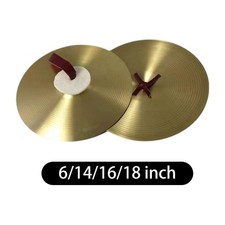 2 Pieces Crash Cymbals Accessories Alloy for Party Professionals Performance