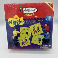 COLORFORMS Games The Wiggles A Party Stick-Ons Game No Reading 3-8 Vintage New