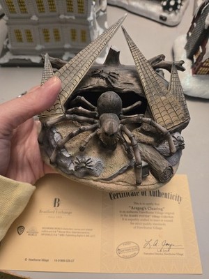 Bradford Exchange Harry Potter Village Collection Aragog's Clearing