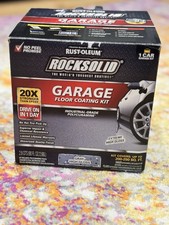 Rocksolid Garage Floor Coating Kit-60003, High Gloss 1-Car Garage Kit  90 Oz.