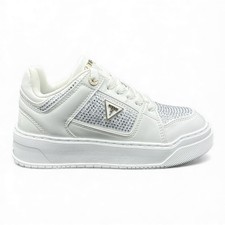 GUESS sneaker JO force Delove Gio strass white air one Bianca
