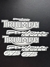 Custom decals stickers for Daytona 675 2007 Yellow  kit / full set / aufkleber
