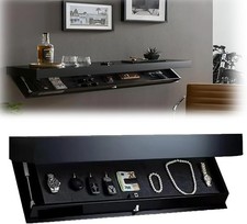 Magic Flap Hidden Shelf with Secret Compartment, Wall Mounted Floating Shelf Wit