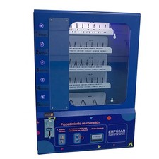 10 Slot Snack Vending Machine Commercial Mini Wall Food Snack Coin Payment 220V
