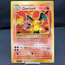 (EX) Charizard Jumbo Card Corocoro Promo Japanese Pokemon 1999 Vintage