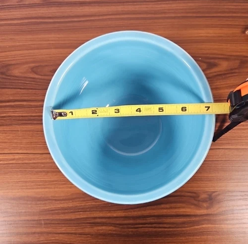 Vintage Fiesta Light Blue #4 Mixing Bowl