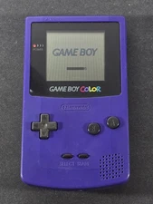 Nintendo Game Boy Color Handheld Gameboy Console CGB-001 Purple - Tested & Works