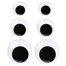 6Pcs Giant Googly Eyes with Self Adhesive Large Wiggle Eyes for DIY Crafts