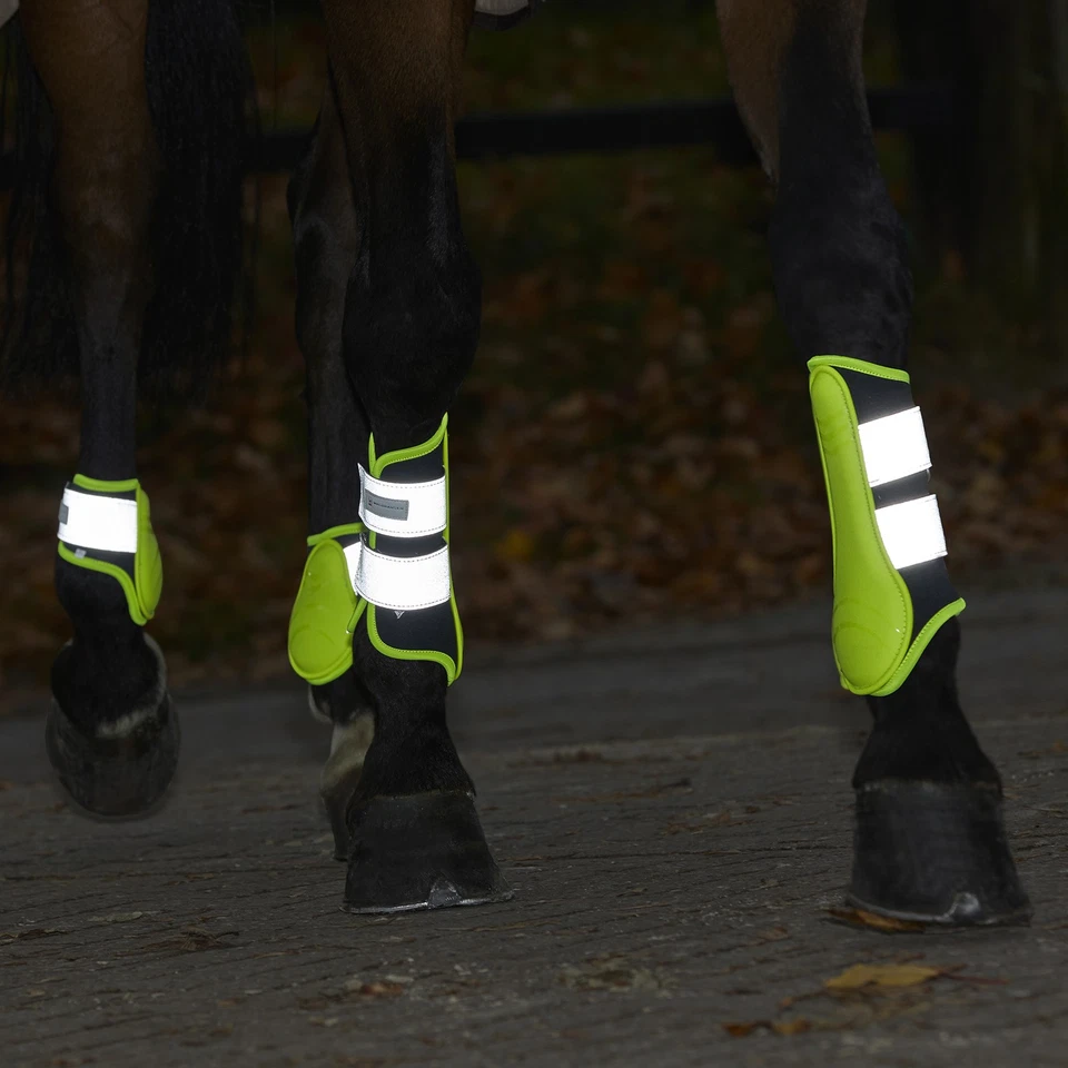 Waldhausen REFLEX Gamaschen reflektierend Reflektionsgamaschen gelb oder grau - Bild 2 von 3