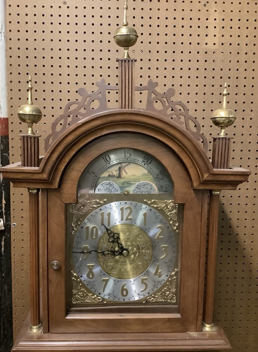 J.A. Kieninger Grandfather Clock Made in Germany 7 1/2' Tall | eBay