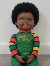 BLACK CHUCKY DOLL AFRICAN AMERICAN GOOD GUY DOLL TRICK OR TREAT STUDIOS PLUSH
