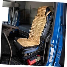 Zone Tech Beaded Seat Cover for Cars Cooling, Massage Cushion, 1-Pack Natural