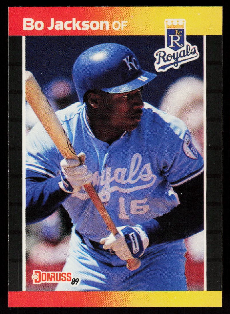 1989 Donruss Bo Jackson #208 BASEBALL CARD Kansas City Royals