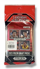 2021 Prizm Draft Picks Basketball Cello Fat Pack - Look for Cade Cunningham RC’s