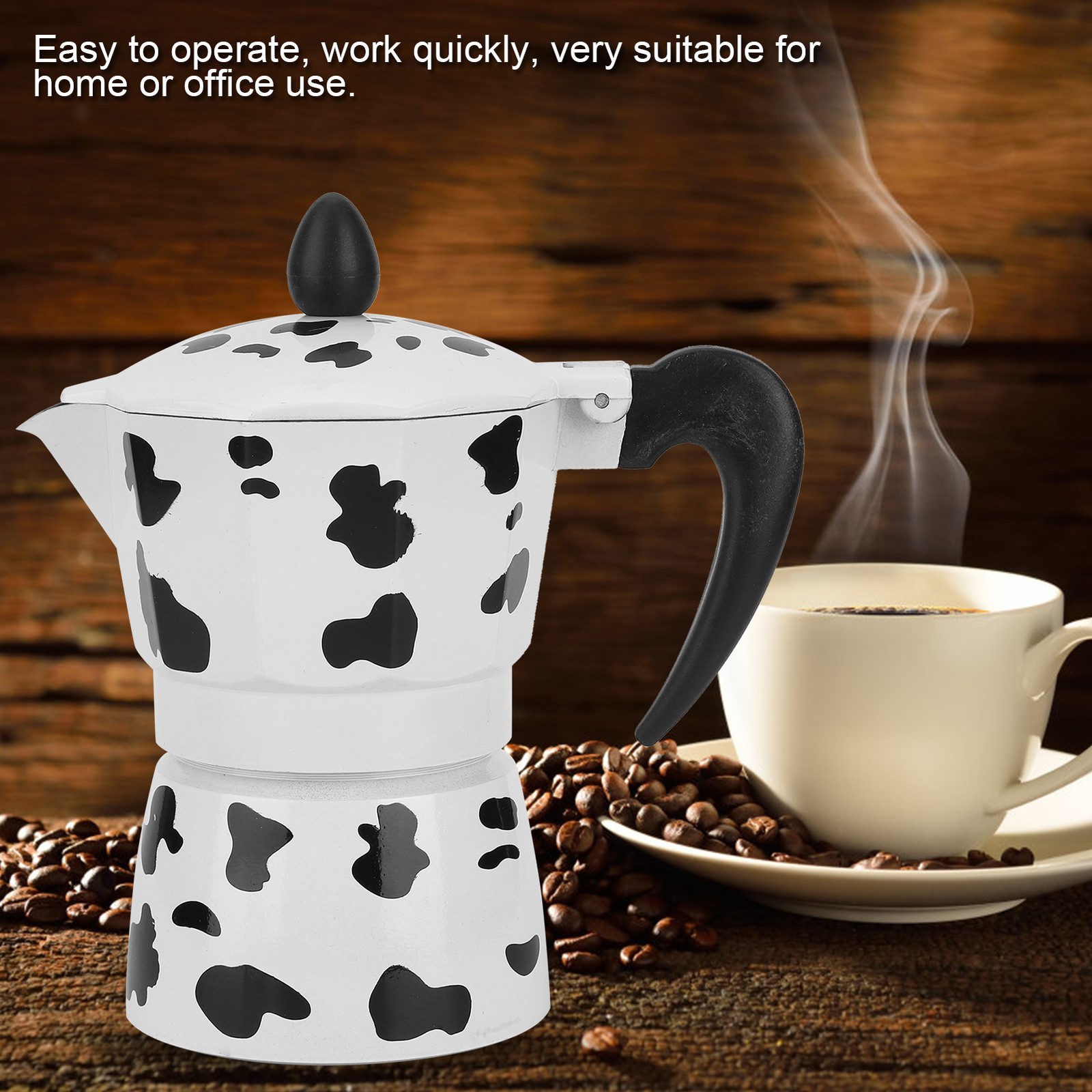 .›Aluminium Coffee Pot Kettle Coffee Maker Moka Pot For Home Coffee Shop Use Mi