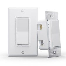 3-Way Smart WiFi Dimmer Light Switch, in-Wall, No Hub Required, Compatible wi...