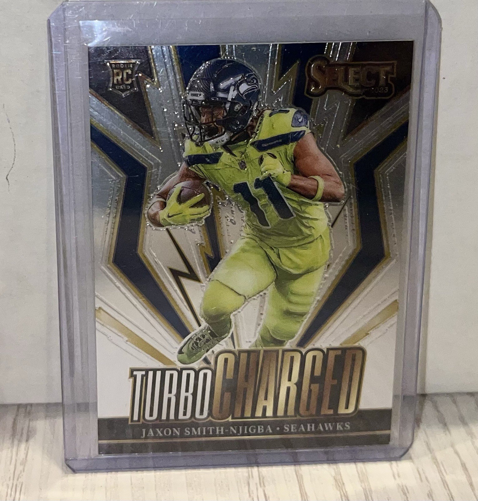 2023 Panini Select Turbocharged Jaxon Smith-Njigba #TUR-JAN Seahawks Rookie RC