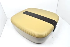 2007-2014 Cadillac Escalade Center Console Beige Leather Armrest Lid Storage